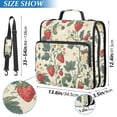 thumbnail image 2 of FORMRS Zipper Binder with Shoulder Strap 2-inch Ring 500 Sheet Capacity File Bag, Small Strawberry Pattern, 2 of 5