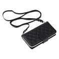 thumbnail image 6 of for iPhone 7 / iPhone 8 / iPhone SE 2022 & 2020 Zipper Wallet Case with Card Holder - PU Leather Stand Phone Case, Crossbody Shoulder Strap & Wrist Strap, Shockproof Protective Cover, Black, 6 of 11