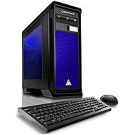 Refurbished CybertronPC Rhodium TGMRHD2400016BU 240 Gaming Desktop PC