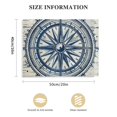 thumbnail image 3 of Orinice Compass Wood Vintage Fine Art Aesthetic Poster & Print Wall Painting for Classroom Kitchen Office Farmhouse Bathroom Decor 20x16in, 3 of 6