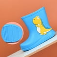 thumbnail image 4 of MuXiKeJi Clothes Girls Dinosaur Rain Boots Mid Calf Non Comfortable Outdoor Casual School Shoes For Toddler Kids, 4 of 5