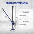 thumbnail image 7 of Farm Jack 48 Inch, 3 Ton (6600 Lbs) High Lift Jack for Off Road Vehicles, Trucks & Tractors, Heavy Duty Ratcheting Off Road Utility Jack, Blue, 7 of 7