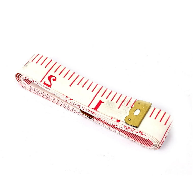 1.5M 60 Soft Plastic Ruler Tailor Cloth Body Measure Measuring Flat Tape  White