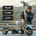 thumbnail image 5 of 15Ah 48V 1000W Electric Scooter 45km/h & 30-60KM, 10" Tires Folding E Scooter Mulitiple Suspension, Safe Dual Braking, Gift for Adult Teens Commuter Multi-Suspension IENYRID S1 Kick Scooter, 5 of 16