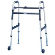 Dual-Release Junior Paddle 5" Fixed Wheel Walker