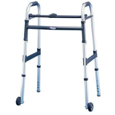 Dual-Release Junior Paddle 5" Fixed Wheel Walker