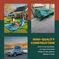 thumbnail image 5 of Tarp Cover Blue, Heavy Duty 8'x10' Waterproof, Great for Tarpaulin Canopy Tent,, 5 of 7