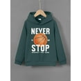 thumbnail image 3 of Mikrdoo 5Y-14Y Boys Tops "Never Stop Respect The Game 1988" Letter Graphics Sweatshirt Basketball Print Casual Long Sleeve Hoodies For Spring And Autumn, 3 of 8