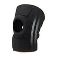 thumbnail image 4 of AMLESO Compression Knee Sleeve Knee Protective Gear for Adults Lightweight Ergonomic Knee Protector Knee Wrap for Tennis Gym Skating Black, 4 of 10
