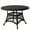 Black, variant on Jeco Wicker 44" Round Dining Table in Espresso