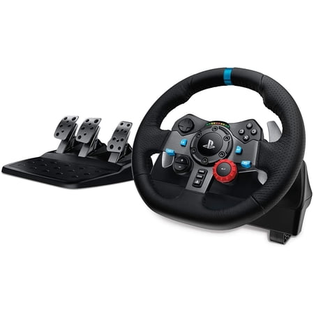 Logitech G Dual-Motor Feedback Driving Force G29 Gaming Racing Wheel with Responsive Pedals for PlayStation 5