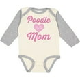 thumbnail image 3 of Inktastic Poodle Mom Cute Dog Gift Girls Long Sleeve Baby Bodysuit, 3 of 5