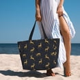thumbnail image 6 of Gaeub Christmas Deers Beach Travel Bag, Multi-Pocket Beach Bag, Summer Vacation Bag, Beach Essentials Tote, 6 of 7