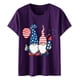 thumbnail image 4 of Fiudx Ofertas y Liquidaciones Blusa de Manga Corta con Estampado de Moda para Mujer, Divertida Camiseta con Cuello Redondo, 4 of 4