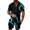 Mint Green, variant on Vedolay Men Short Sets Outfits 2 Piece Men's 2 Piece Summer Outfits Fashion Casual Shirt and Shorts Tracksuit Set,Blue 6XL