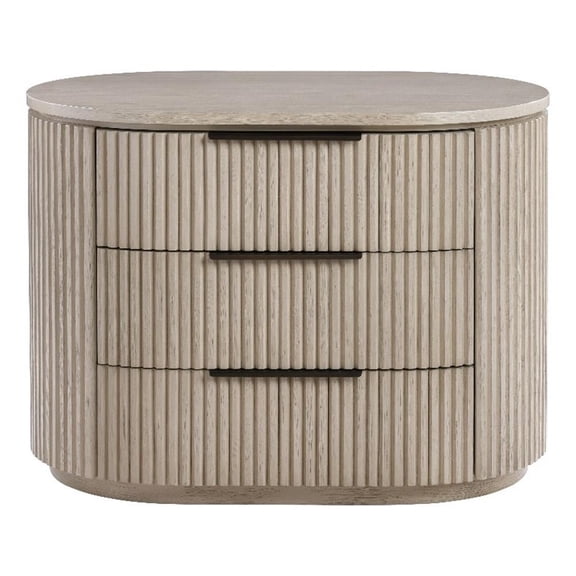 ACME Leanna Nightstand w/USB Port in Light Oak