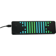 Power Acoustik Spectrum Analyzer for Car Stereo | LED Display for Visual Lightshow of your Favorite Music