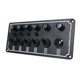 thumbnail image 2 of Panel de interruptor de palanca marino de 6 entradas, Panel de interruptor de sobrecarga fundido de 12v/24v CC con luz para barco, 2 of 5