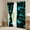 Cyan, variant on Erosebridal Geometric Buffalo Curtains and Drapes (38Wx54L),Black Red 30%-50% Blackout Curtains for Bedroom,Curtains for Living Room,Plaid Decor