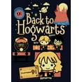 thumbnail image 2 of Girl's Harry Potter Back to Hogwarts Cartoon Graphic Tee Navy Blue Medium, 2 of 4