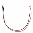 thumbnail image 3 of LED Diode Électroluminescente Filaire, 10pcs Lampe Perle Soudure Fil LED Diode Électroluminescente 12V avec Fil 3mm [ Blanc + Rouge, 3 of 8