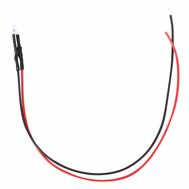 10pcs 12V 3mm LED Light-emitting Diode Wired Multicolor LED Light Cable 20cm 0.06W For Home Or Industry