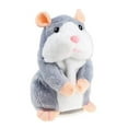 thumbnail image 4 of Talking Hamster Plush Toy Repeat What You Say Funny Kids Stuffed Toys Talking Record Plush Interactive Toys for, Birthday Gift Kids Early Learning, 4 of 9