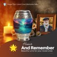thumbnail image 4 of Yatskia Blue Waterfall Mini Holder Cremation Urn for Adult Ashes Men and Women, Little Funeral Urns for Human Ashes, (Monar Pack of 2, 3 Inch), 4 of 8