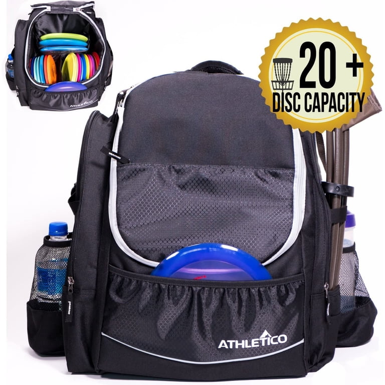 Power Shot Disc Golf Backpack | 20+ Disc Capacity |Pro or Beginner Disc Golf Bag Athletico Power Shot Disc Golf Backpack, 20+ Disc Capacity  main image 4