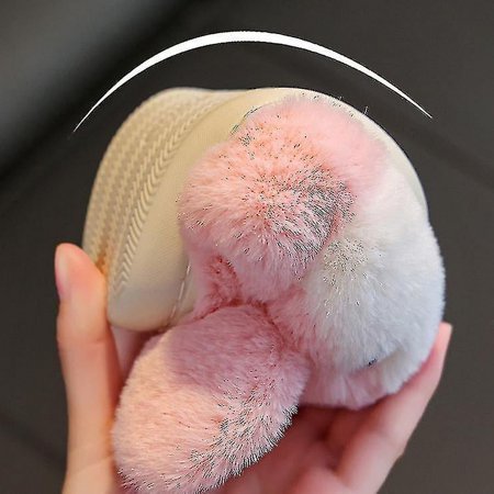 

Kids Bunny Slippers Winter Plush Slippers Non Slip Warm Sandals For Children