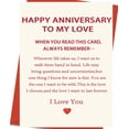 thumbnail image 1 of Tarjeta de aniversario y regalos Josensai Romantic para pareja, 1 of 6