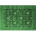 thumbnail image 1 of Ahgly Company Indoor Rectangle Oriental Emerald Green Industrial Area Rugs, 3' x 5', 1 of 4