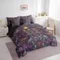 thumbnail image 3 of Castle Fairy Gothic Snake Twin Bedding Sets,Chic Floral Flowers Bedding Comforter Set, 3 of 8