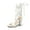 WHITE-SATIN, variant on Women's High Heels Lace Up Chunky Block Heels Strappy Sexy Open Toe Heels Pumps Sandals