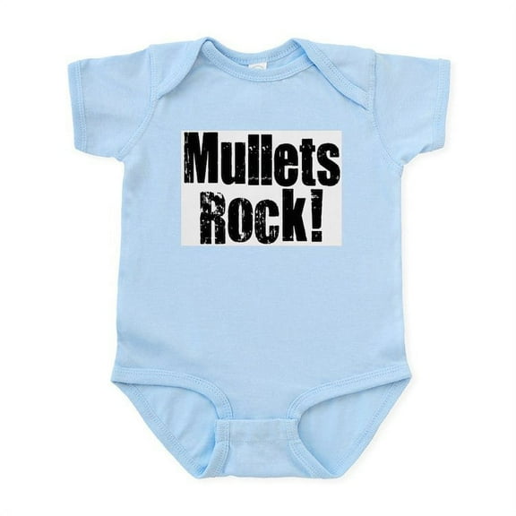 CafePress - Mullets Rule! Infant Bodysuit - Baby Light Bodysuit, Size Newborn - 24 Months