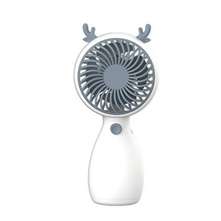 

Handheld small fan cute 4-color lanyard Portable fan Desktop Student Usb