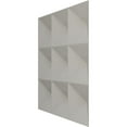 thumbnail image 4 of Ekena Millwork 11 7/8"W x 11 7/8"H Benson EnduraWall Decorative 3D Wall Panel, Universal Aged Metallic Weathered Steel (Covers 0.98 Sq. Ft.), 4 of 6
