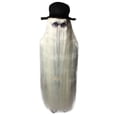 thumbnail image 5 of HPO Adult Unisex Cousin Itt Dapper Creature Premium Halloween Wig & Costume, Synthetic Fiber - White, 5 of 7