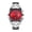 Dominant Red Face Steel Belt, variant on Men's watch, quartz watch, new model, fully automatic non-mechanical watch, men's fashion business watch, luminous, waterproof, trendy men's watch