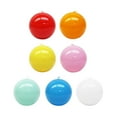 thumbnail image 5 of Unscented High Gloss Orange Round Candle, 5 of 5