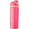 thumbnail image 1 of Owala FreeSip Stainless Steel Water Bottle, 19oz Pink, 1 of 9