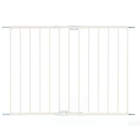 North States MyPet Wide Metal ClearPath Staircase and Hallway Pet Gate, Expands to 47.85" Wide