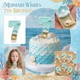 thumbnail image 2 of Goleeg Birthday Candles Number 7 Candle,Handmade Shell Candle Cake Topper, Beach Theme Finding Birthday Party Favors Decorations, 2 of 6