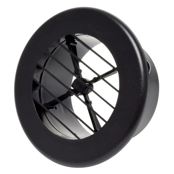 Valterra Heating/Cooling Register A10-3348VP Heating/Cooling Register; Without Damper; Black; Plastic