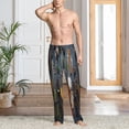 thumbnail image 2 of Kdxio Various Herbs And Spices In Spoons Pattern Men's Pajama Pants, Elastic Waist with Drawstring and Pockets, Comfortable Loungewear-XX-Large, 2 of 6