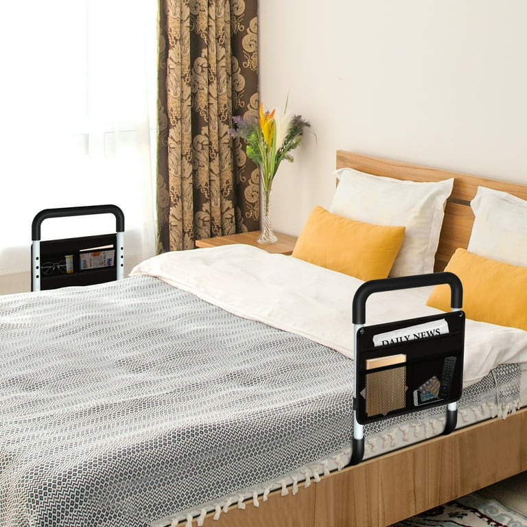 Bed rails for queen sale size bed walmart