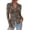Leopard, variant on PRETTYGARDEN Women Button Down Floral Shirts Fall Trendy Long Sleeve V Neck Ruched Fitted Mesh Blouse Tops Date Outfits