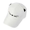 thumbnail image 2 of Visors Spring Fashion Tide Pearl Wild Cute Student Cat Ears Visor Baseball Cap WH Baseball Caps, 2 of 2