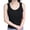 Black, variant on Basic Ribbed Summer Tank Tops for Womens Cute Solid Color Sleeveless Crew Neck Blouses Casual Slim Fitted Shirts Red