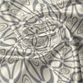 thumbnail image 7 of Ambesonne Circles Valance & Curtain, Prehistoric Latticework, 55"x24", Dimgray and Beige, 7 of 7